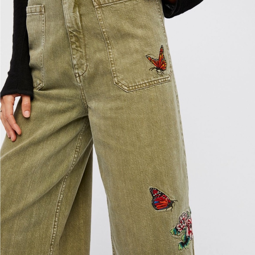 Free People Super Rare Dusk Jeans in Olive Green size 30, very rare in this size - Picture 6 of 11